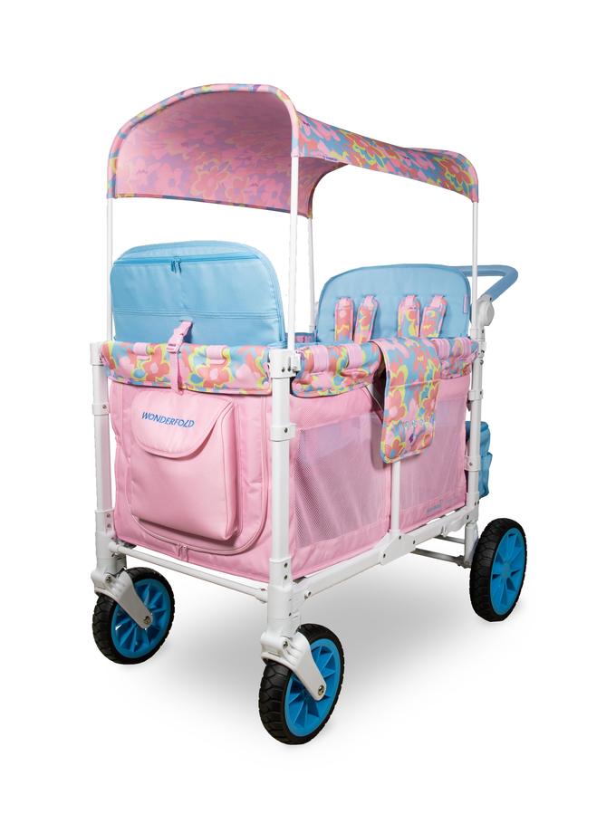 WonderFold Open Box W4 Petal Pop Stroller Wagon (Final Sale) Best Buy