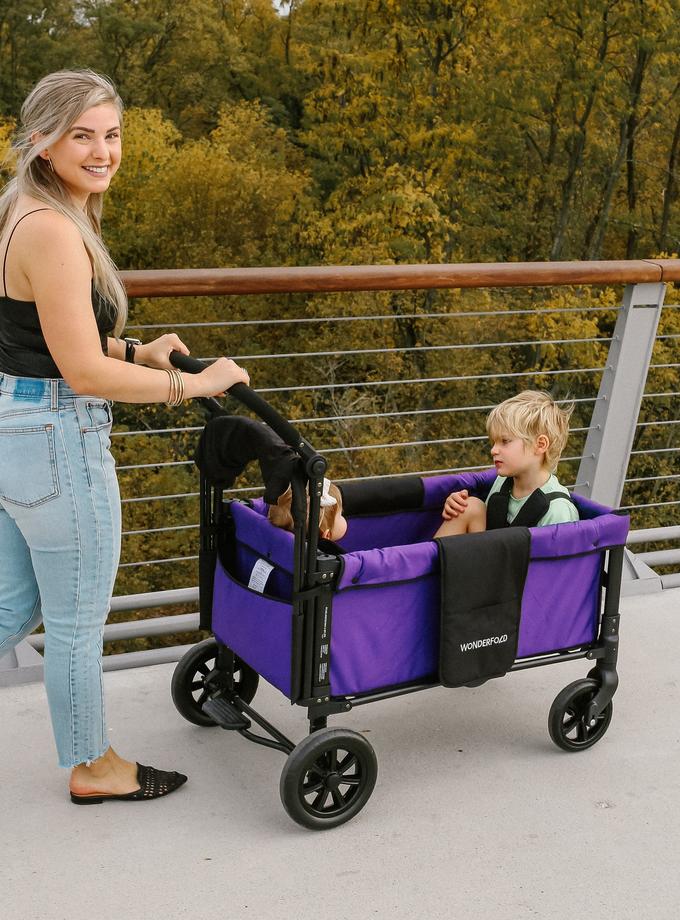 WonderFold W1 Original Double Stroller Wagon (2 Seater) For Sale