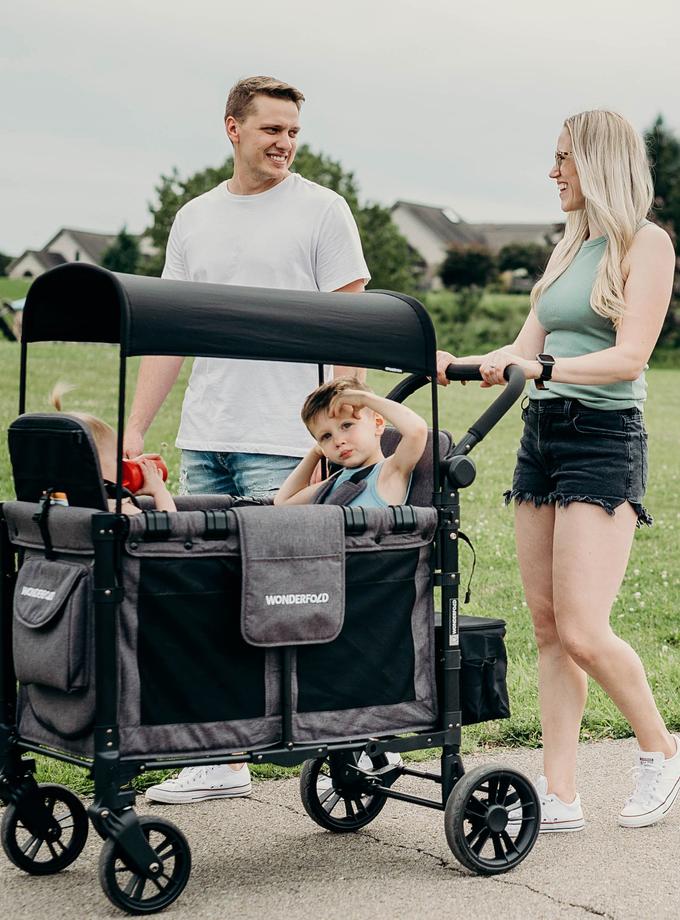 WonderFold W2 Elite Double Stroller Wagon (2 Seater) Same Day Delivery