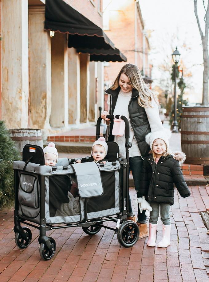 WonderFold W2 Original+ Double Stroller Wagon (2 Seater) Best Seller