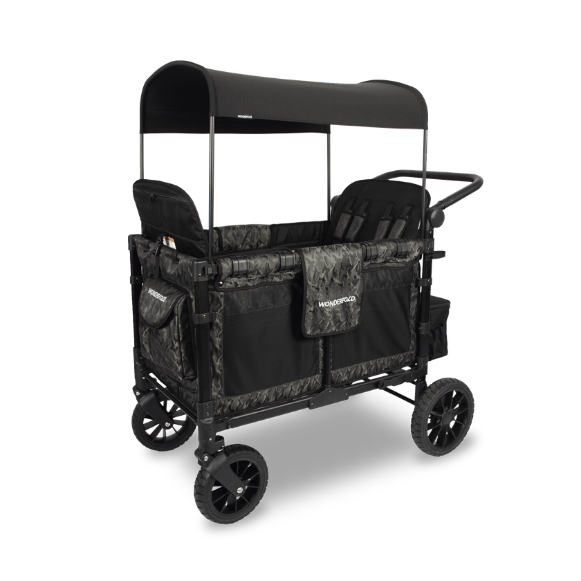 WonderFold W4 Luxe Quad Stroller Wagon (4 Seater) New Arrival